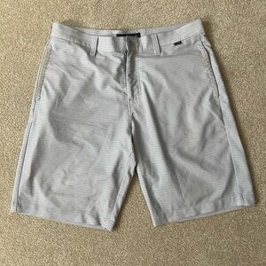 Travis Mathew Light Gray Athletic Shorts